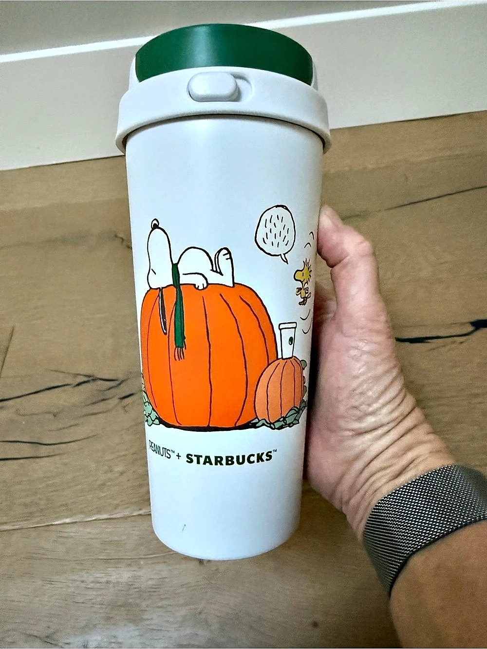 NWT Starbucks x Peanuts Snoopy The Great Pumpkin Tumbler